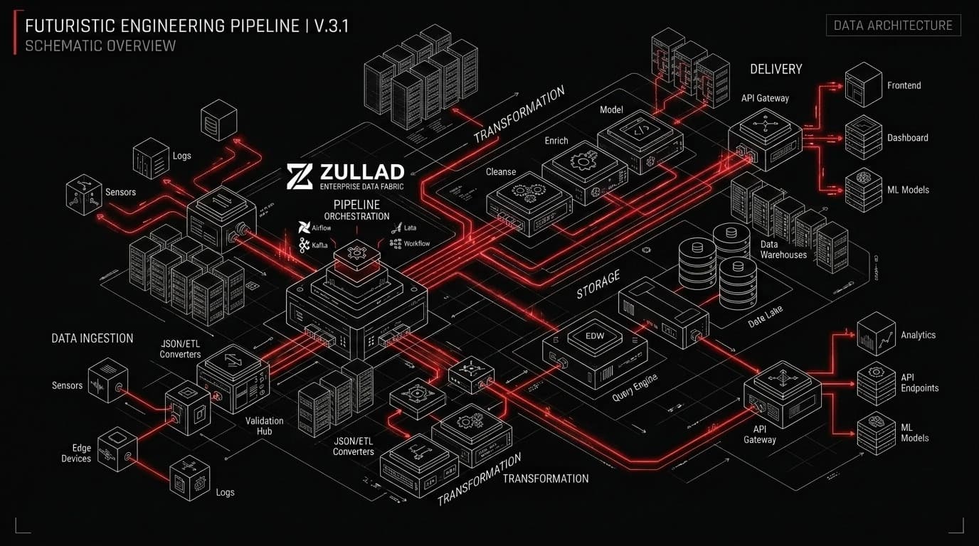 System Pipeline Grid (Dark)